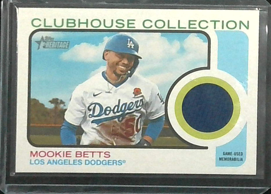 2022 Topps Heritage Mookie Betts Relic