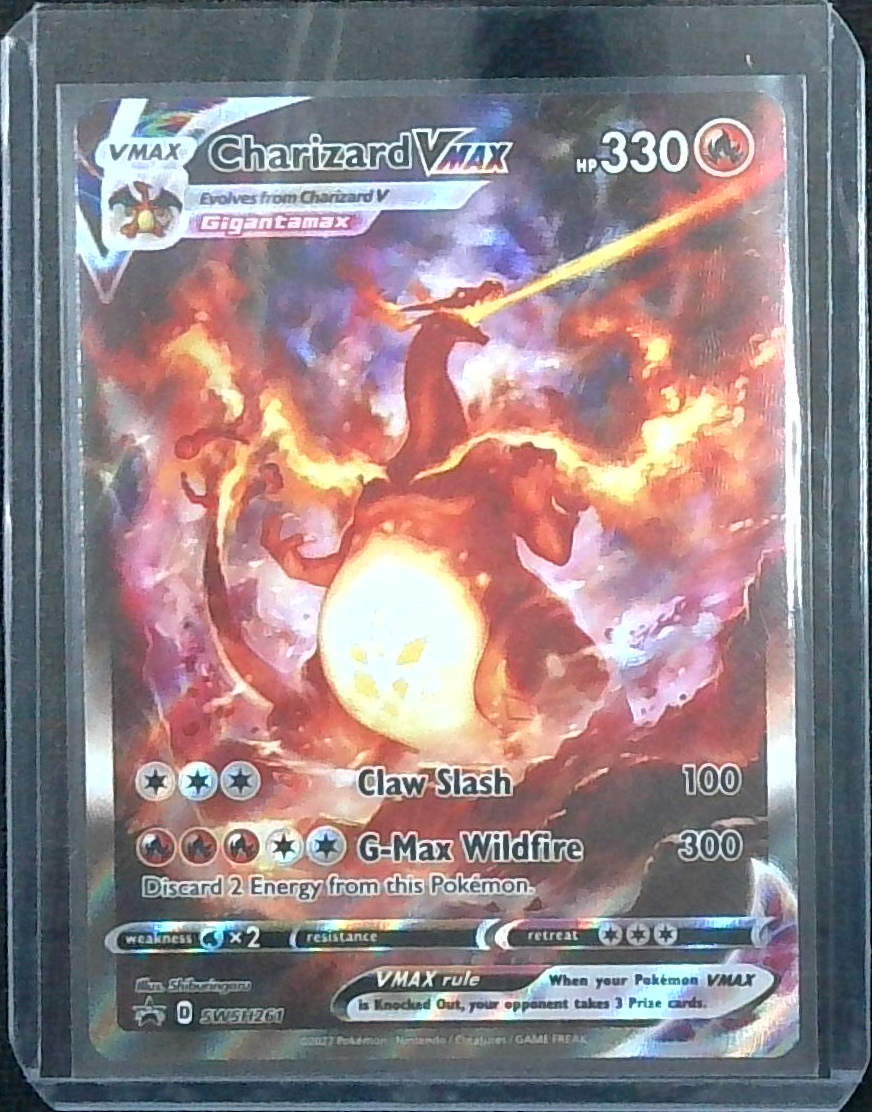 2022 Charizard VMAX Black Star Promo Full Art #SWSH261 Pokemon