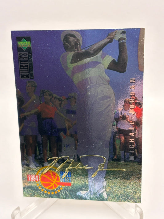 1994-95 UD Collector's Choice Michael Jordan Gold Signature #204