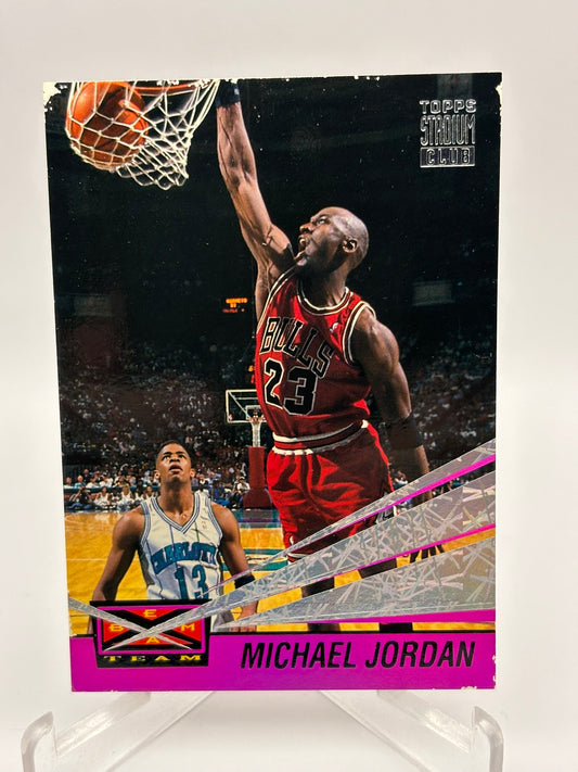 1993-94 Michael Jordan Stadium Club Beam Team #4 Chicago Bulls