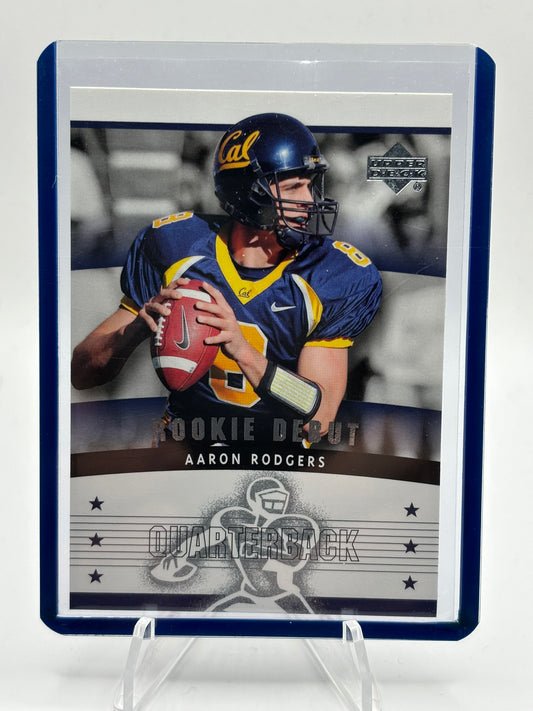 2005 Upper Deck Rookie Debut #126 Aaron Rodgers ROOKIE RC PACKERS