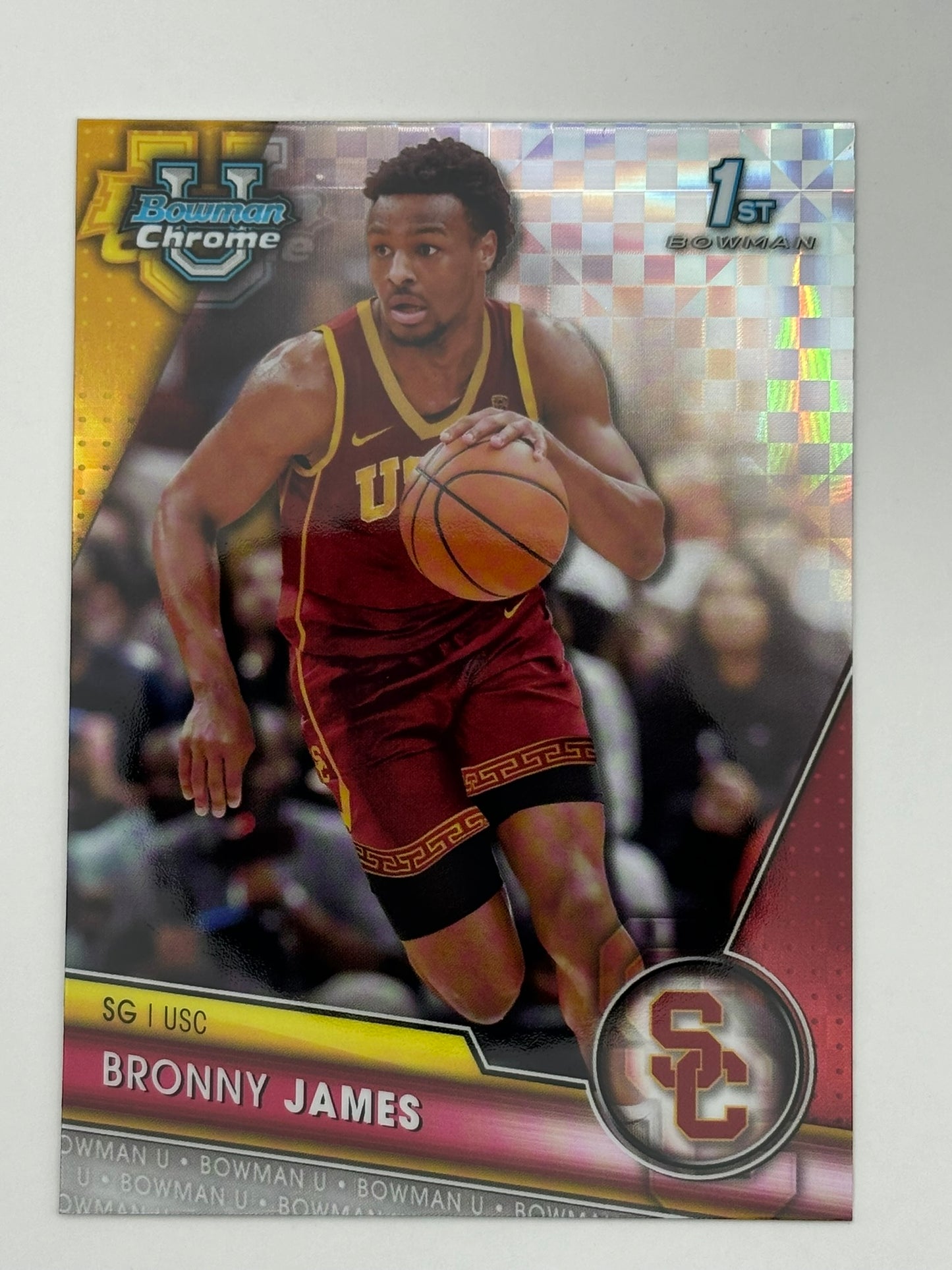 2024 Bowman U Bronny James 1st Bowman Xfractor