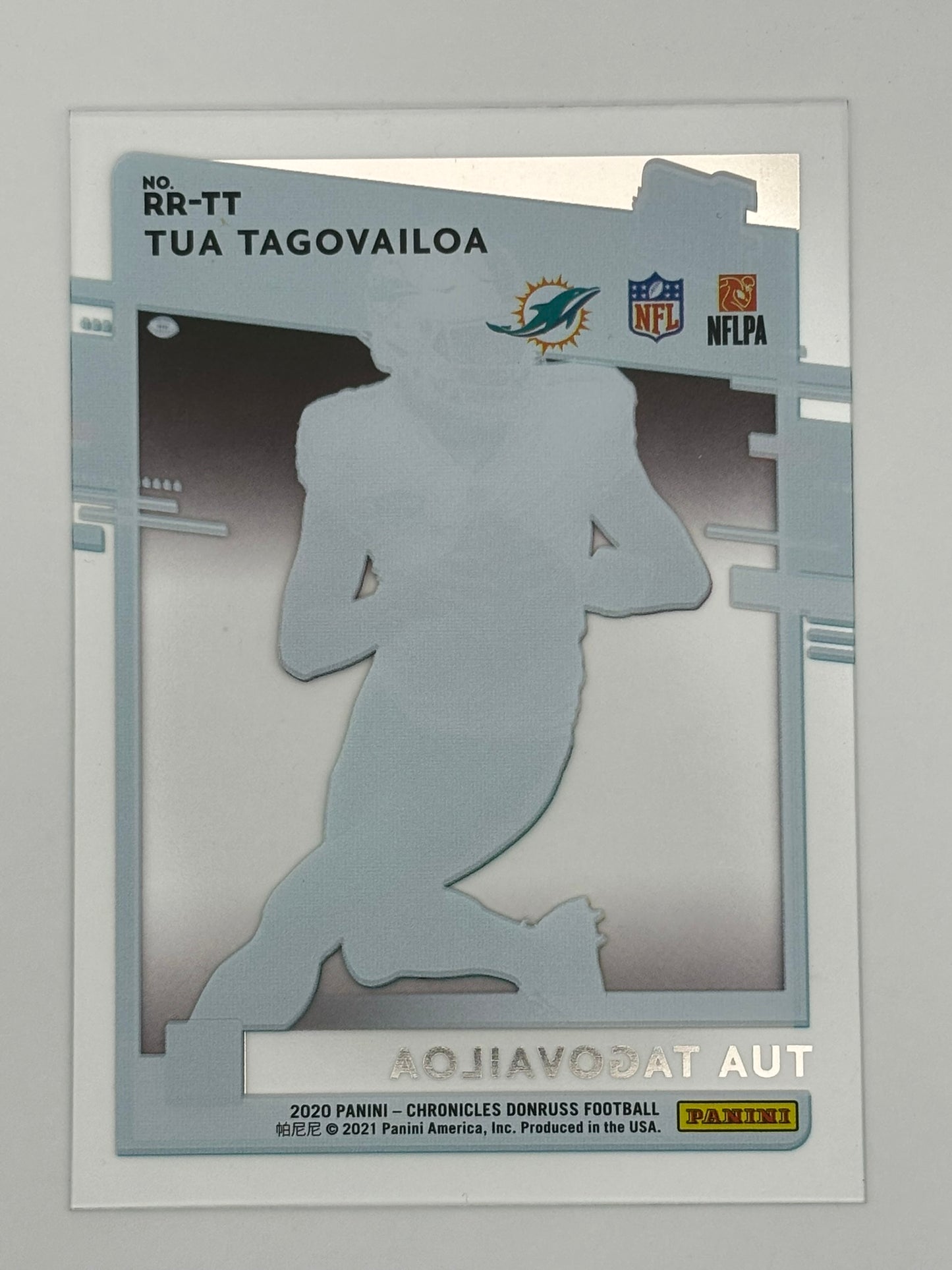 2020 Donruss Clearly Tua Tagovailoa Rookie