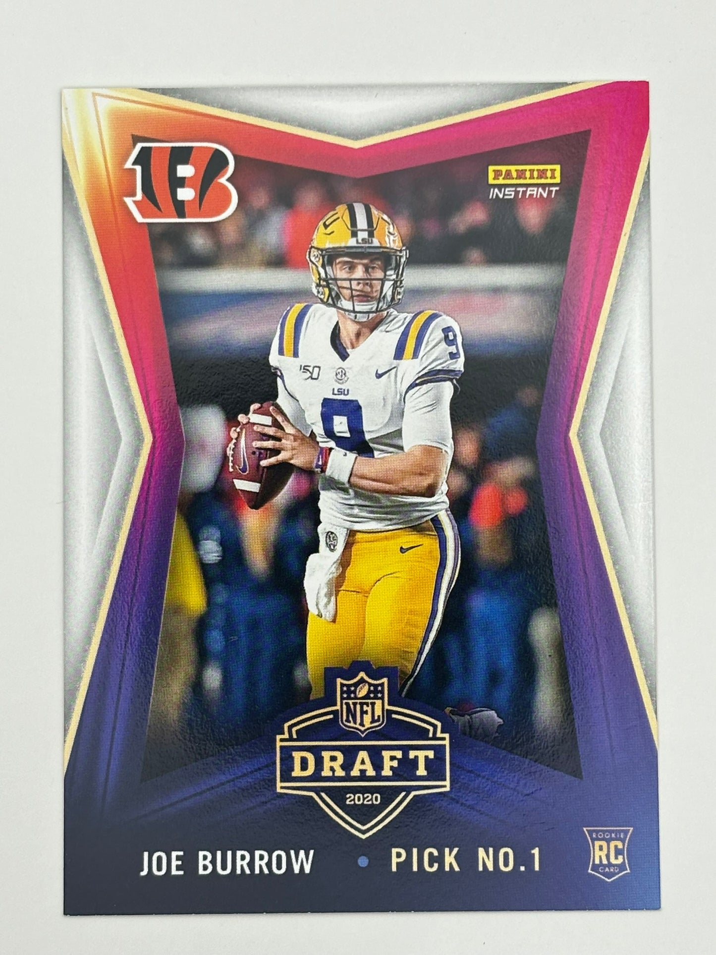 2020 Panini Instant Joe Burrow Rookie /8156