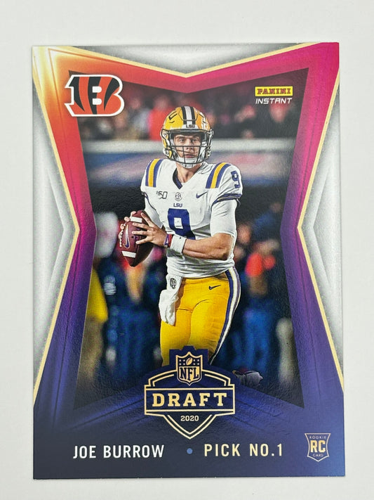 2020 Panini Instant Joe Burrow Rookie /8156