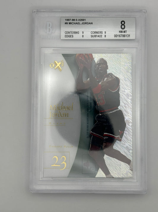 1997-98 Skybox EX 2001 Michael Jordan BGS 8
