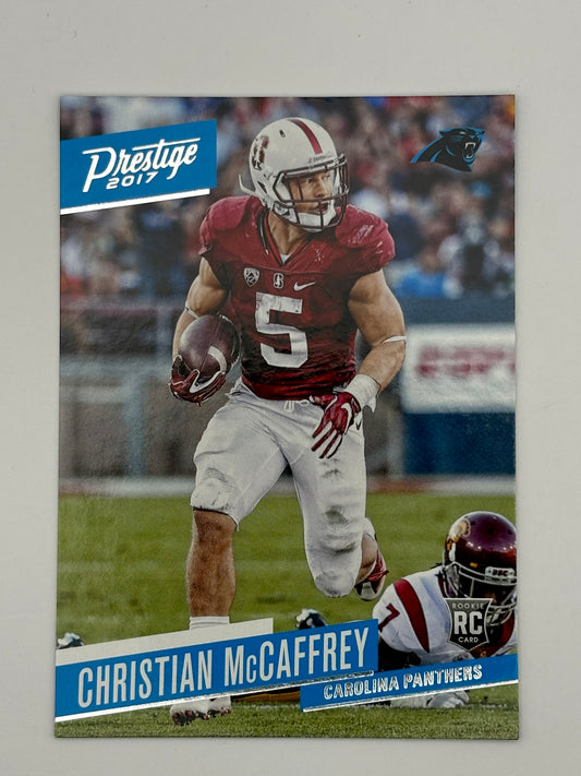 2017 Prestige Christian McCaffrey Rookie Card RC #215