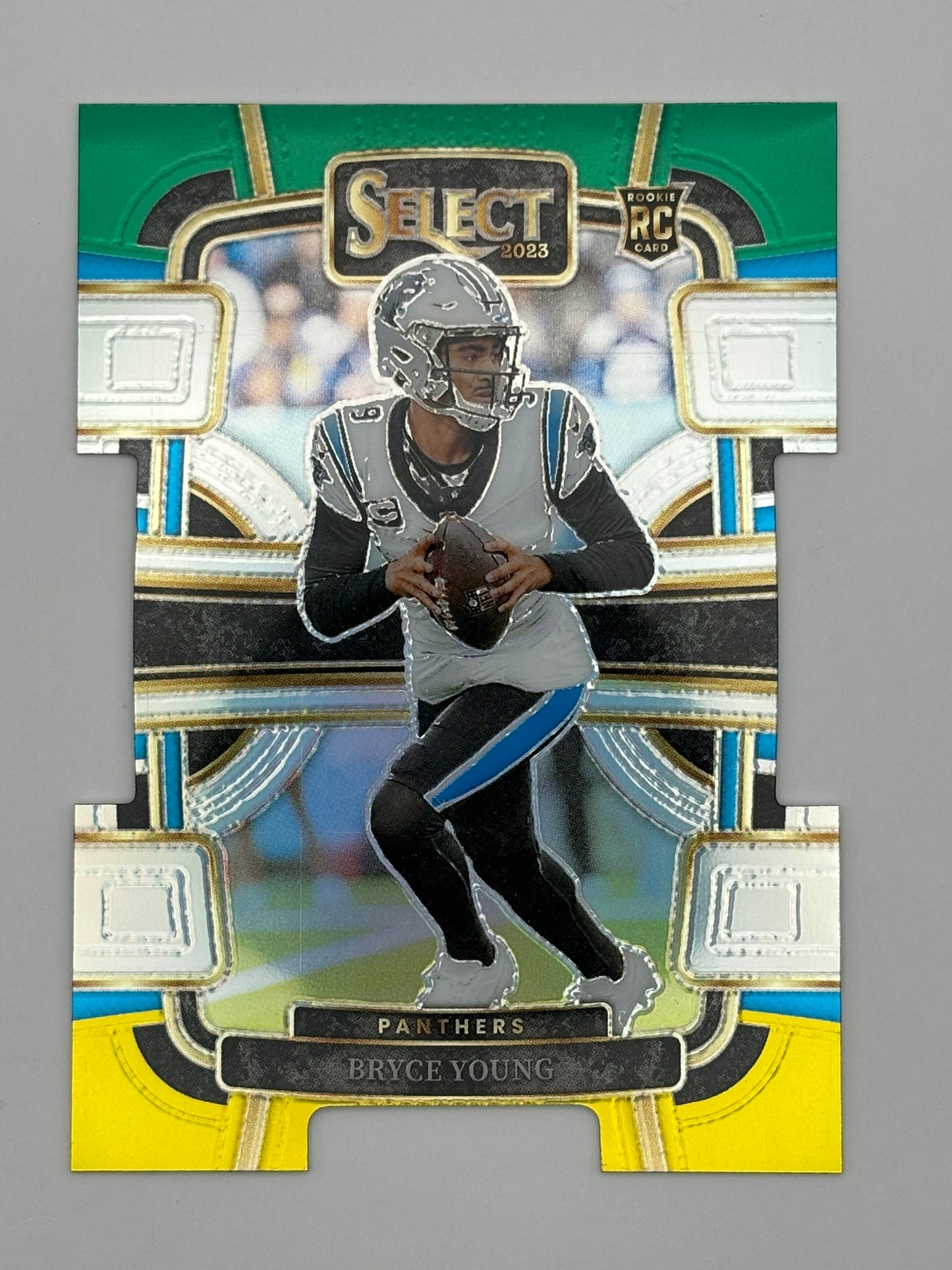 2023 Select Bryce Young Green Yellow Concourse Die Cut Rookie