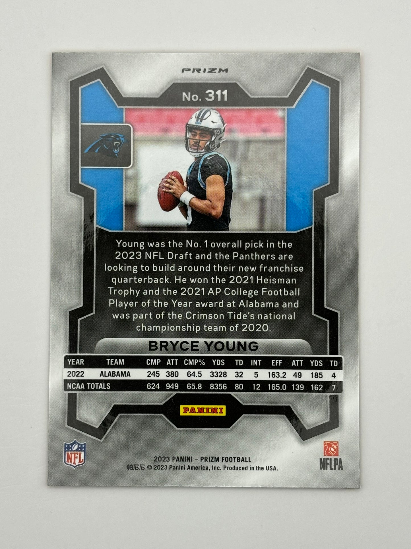 2023 Prizm Orange Velocity Rookie Bryce Young