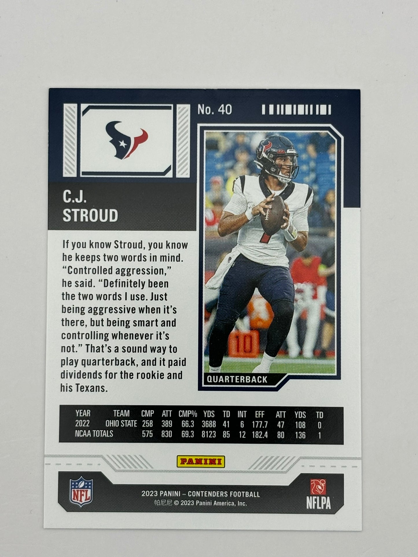 2023 Contenders C.J. Stroud Rookie
