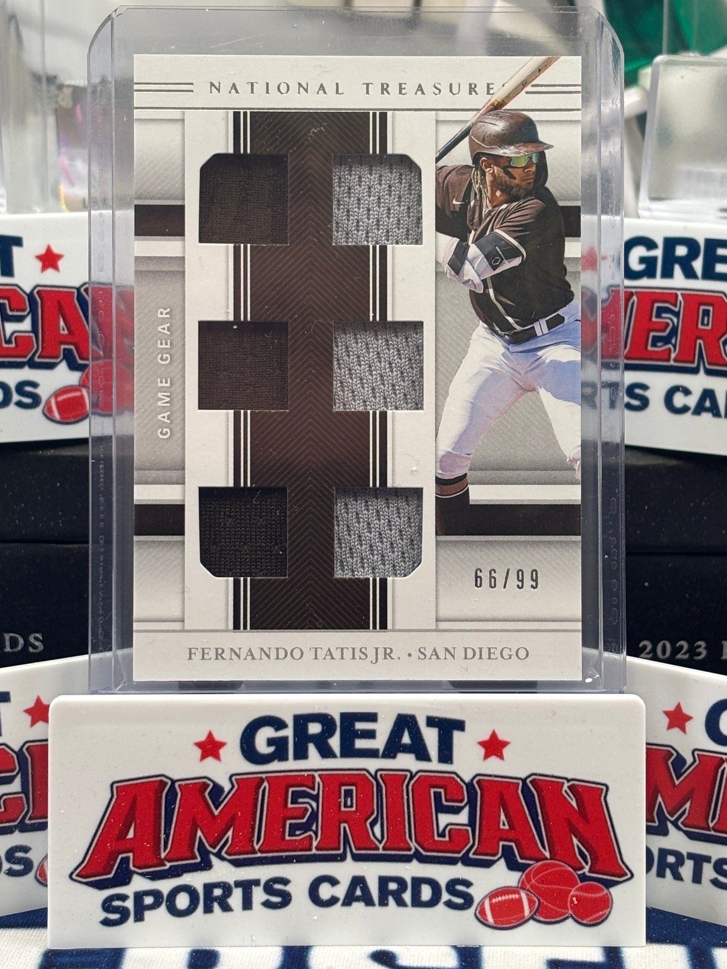 2020 National Treasures Fernando Tatis Jr. Game Gear Materials Patch /99
