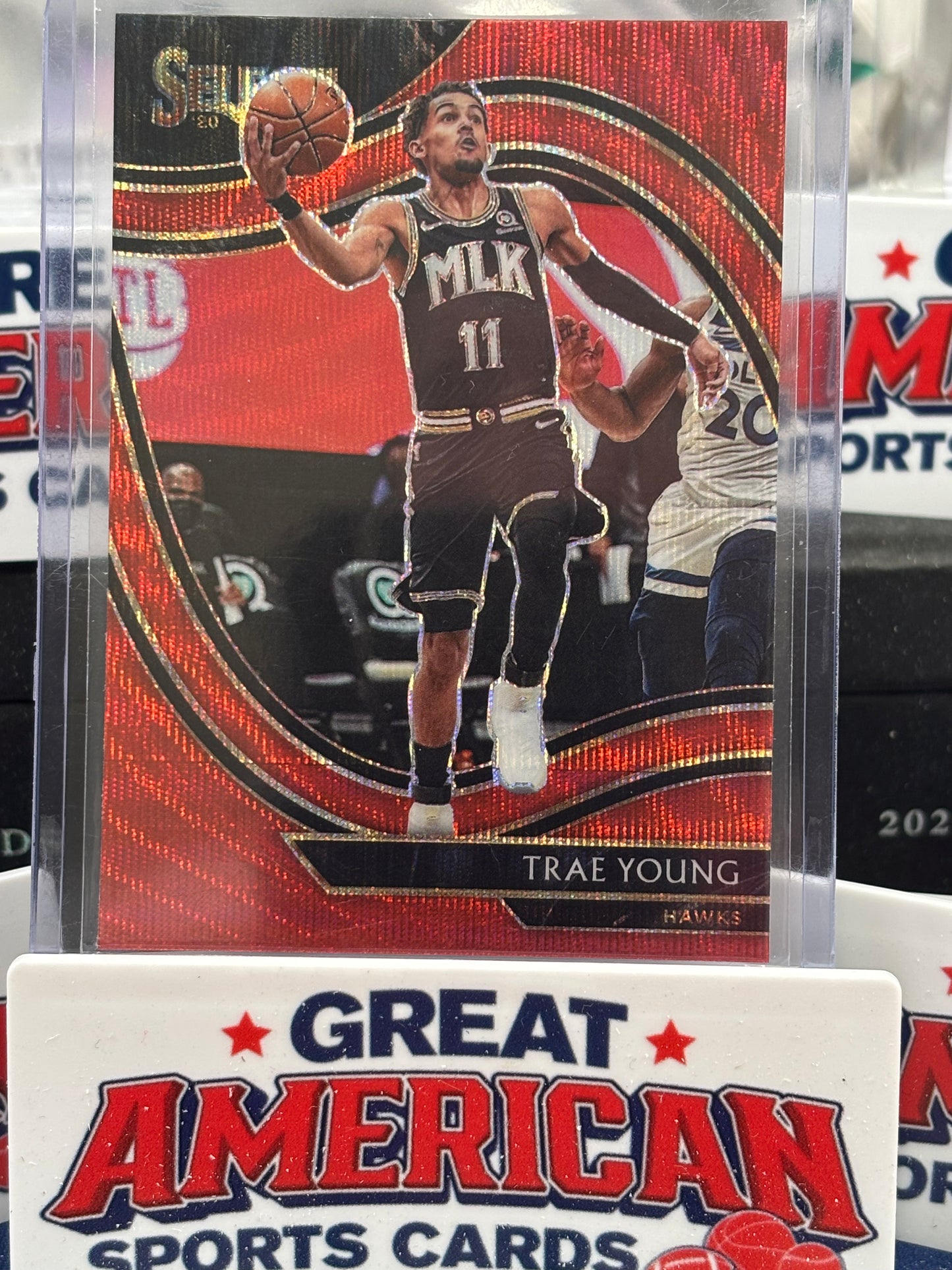 2020-21 Select Trae Young Red Wave