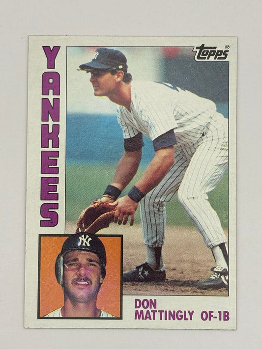 1984 Topps Don Mattingly #8 Rookie RC