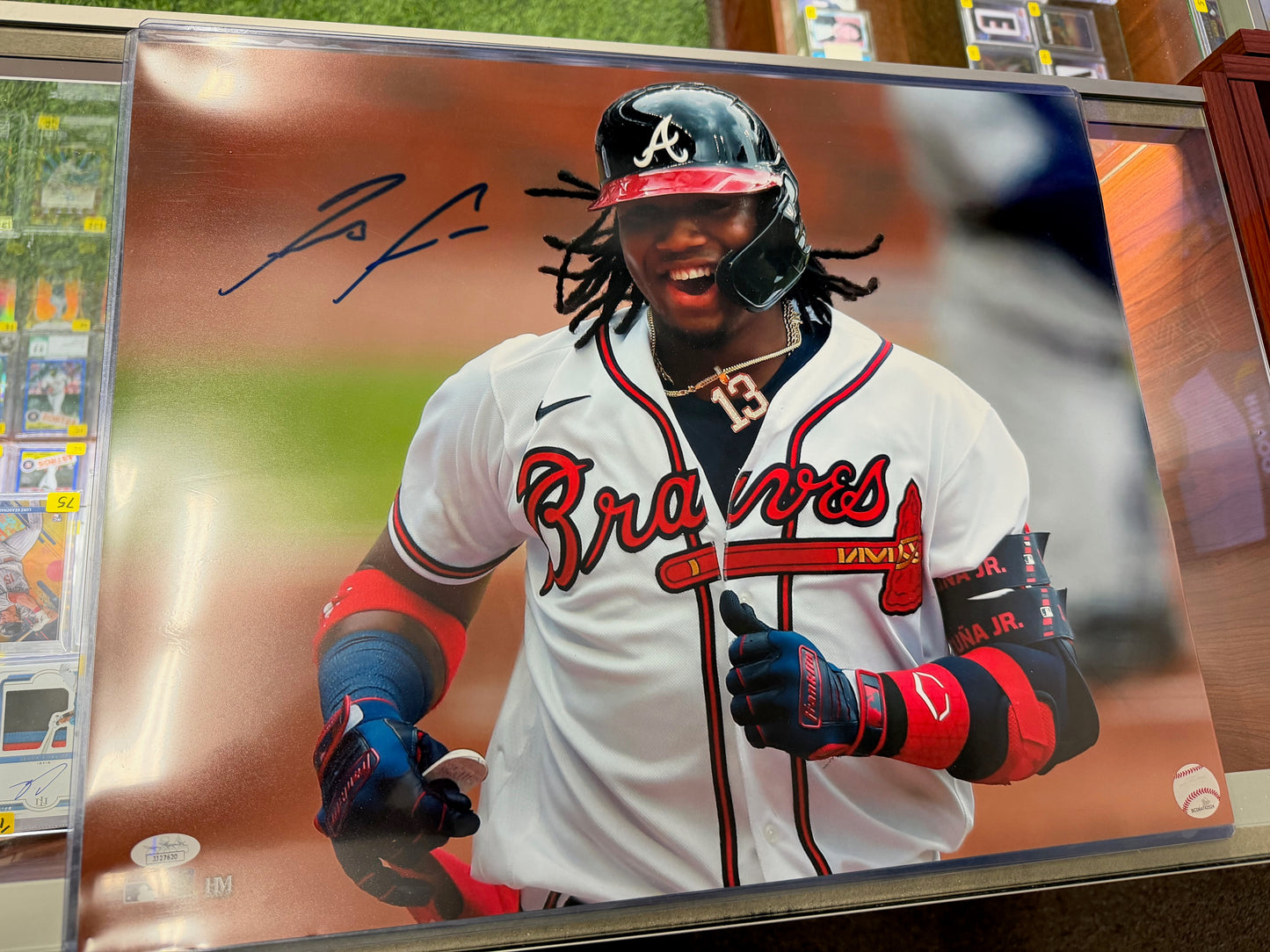 Ronald Acuna Jr. Atlanta Braves Signed 16x20 Photo Auto