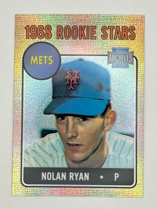 2001 Topps Archives Reserve Nolan Ryan Rookie Refractor