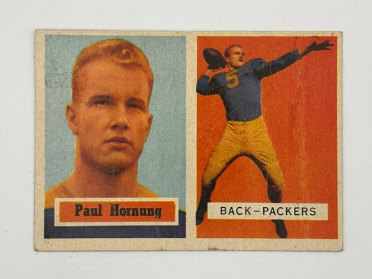 1957 Topps Football Paul Hornung ROOKIE #151