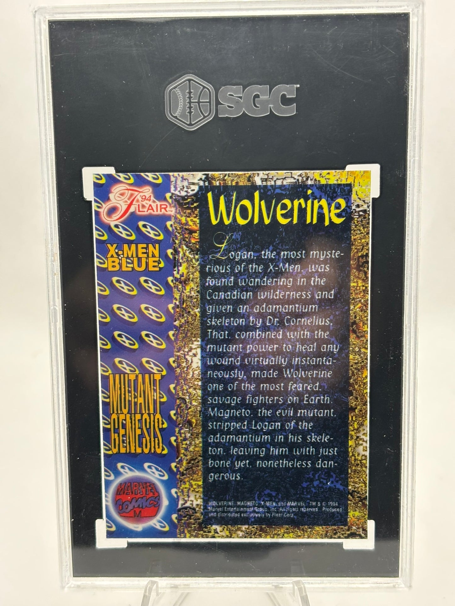 1994 Flair Marvel Annual Wolverine Mutant Genesis SGC 8 X-Men