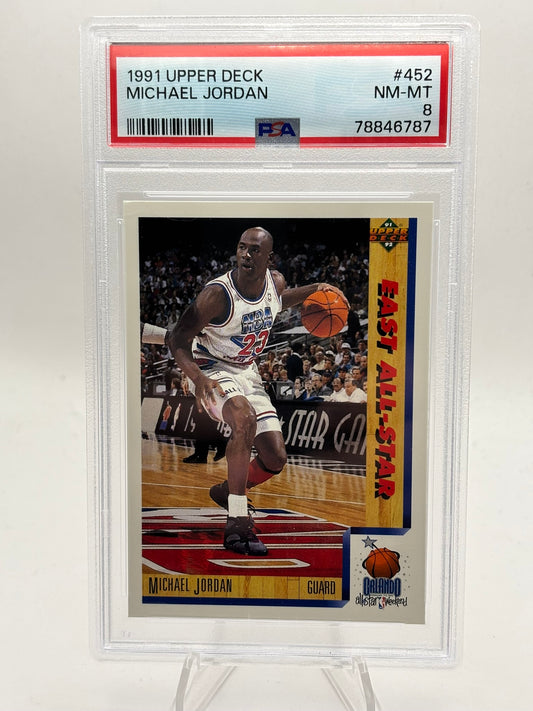 1991 Upper Deck Michael Jordan All Star PSA 8