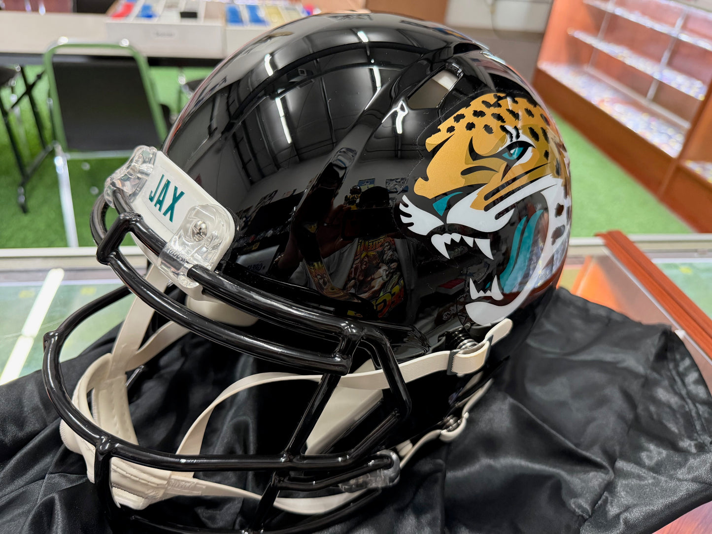 Travis Hunter Signed Jacksonville Jaguars Full Size Authentic Speed Helmet Fanatics