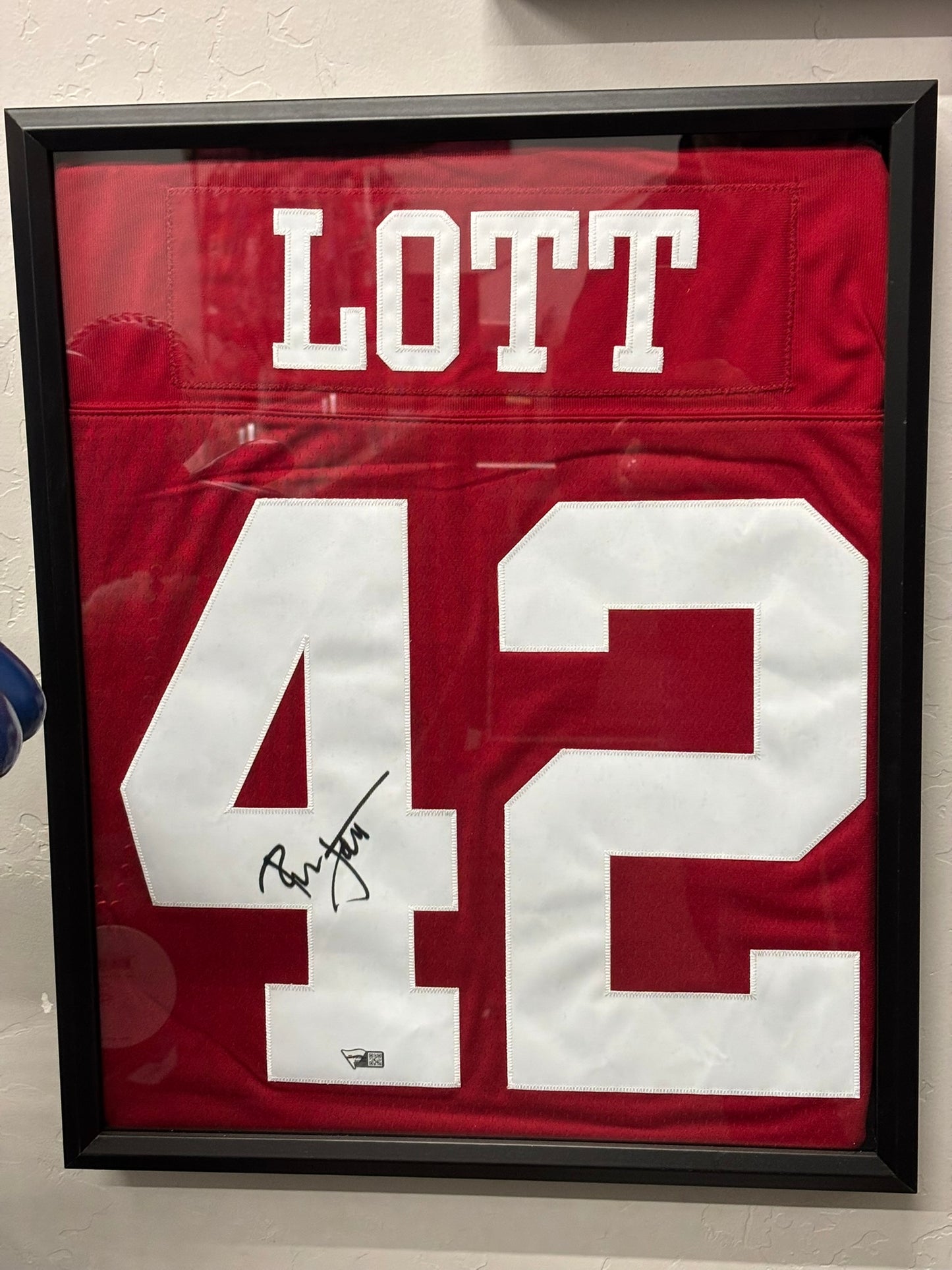Ronnie Lott Mitchell & Ness Framed Signed 49ers Jersey Fanatics