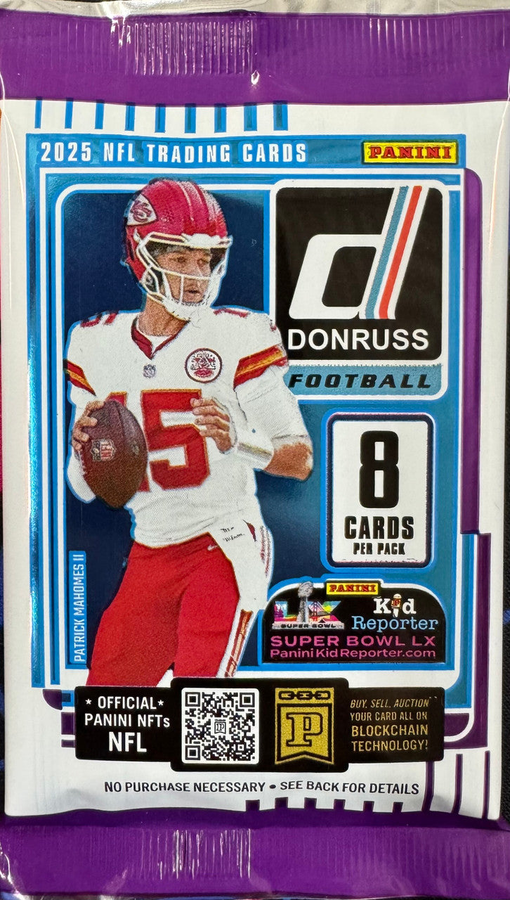 2025 Donruss Football Retail Box Single Pack