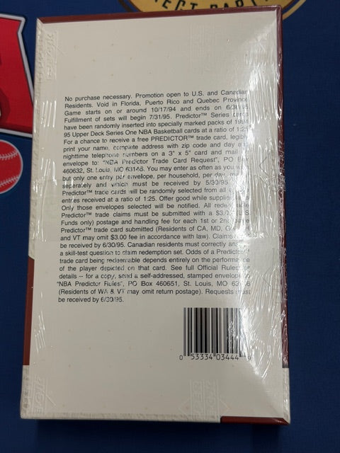 1994-95 UD Upper Deck Basketball Series 1 Factory Sealed Hobby Box