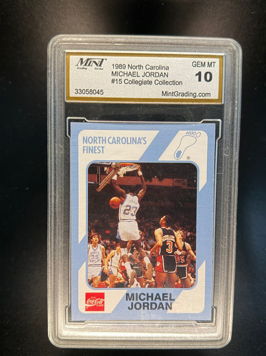 1989 North Carolina Colligate Collection #15 Michael Jordan