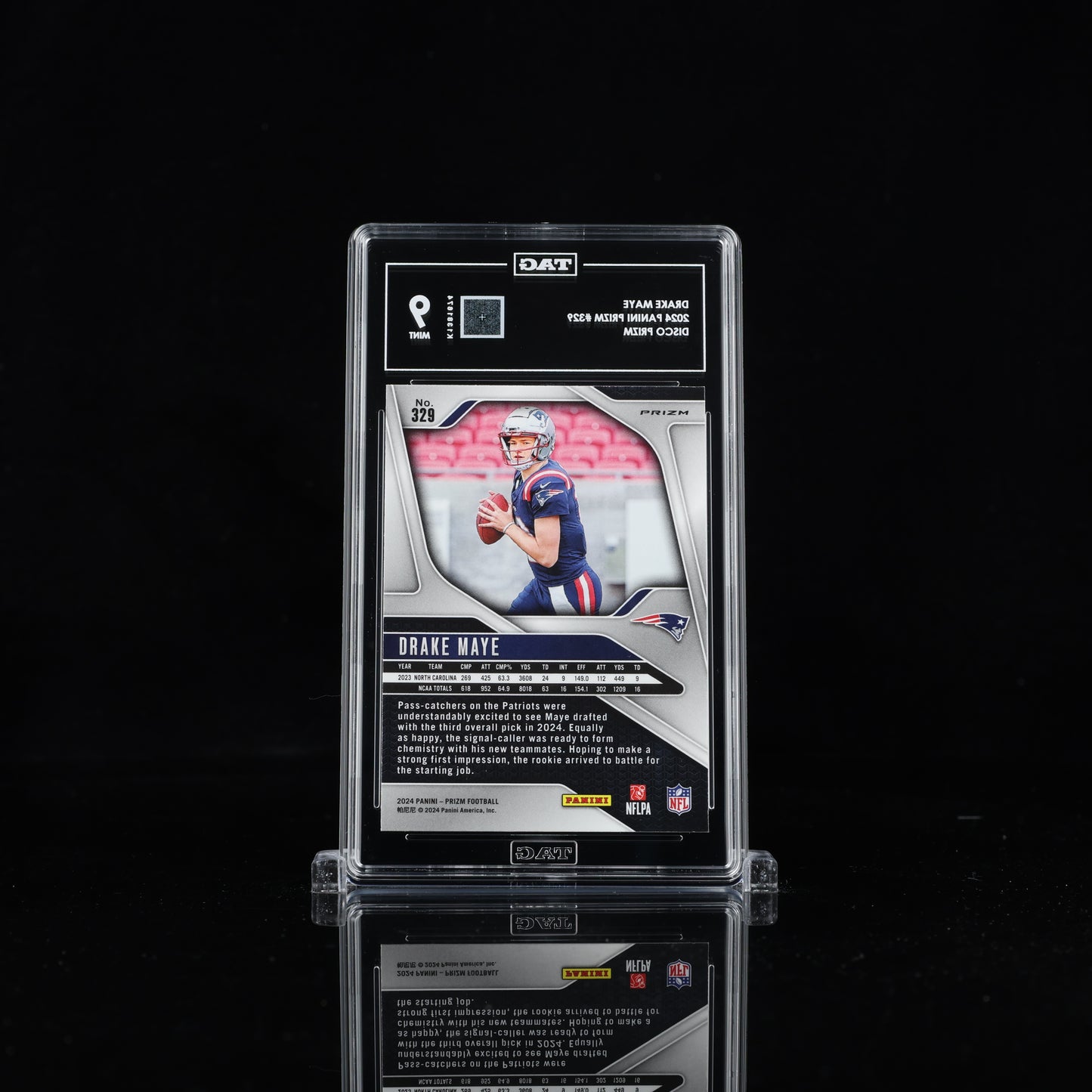 DRAKE MAYE 2024 PANINI PRIZM #329 DISCO PRIZM TAG 9