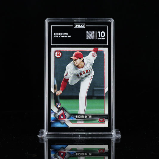 2018 Bowman #49 Shohei Ohtani Los Angeles Angels RC Rookie TAG 10