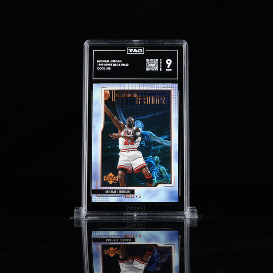 1999 UPPER DECK MICHAEL JORDAN COOL AIR TAG 9, MINT #MJ2