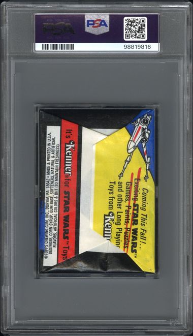 1977 TOPPS STAR WARS WAX PACK STAR WARS 1st SERIES-WAX PACK PSA 7