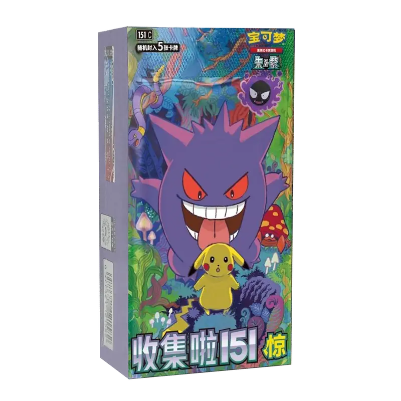 Pokémon Japanese Gengar Pikachu Box