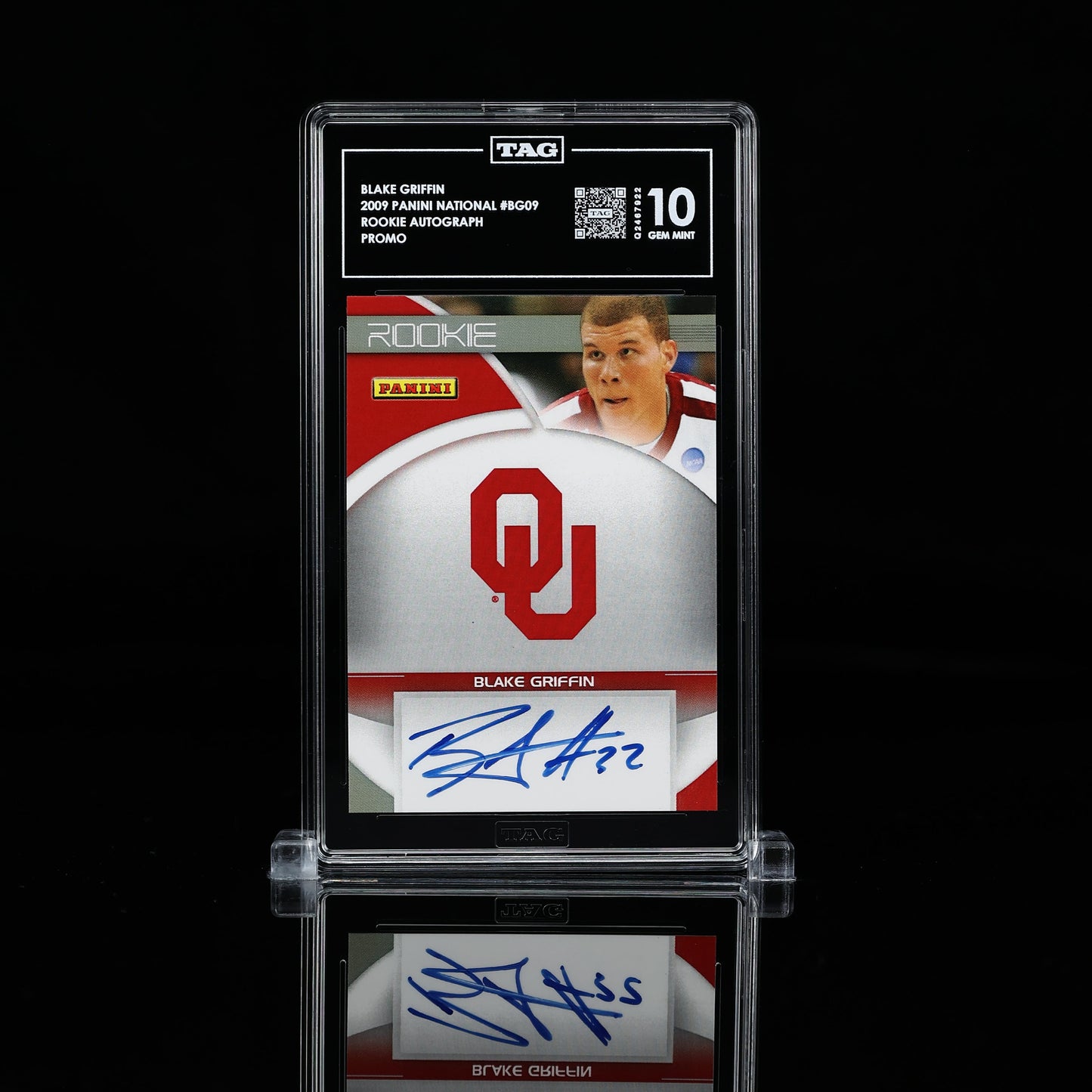 2009 Panini National Promo Blake Griffin Rookie Auto TAG 10