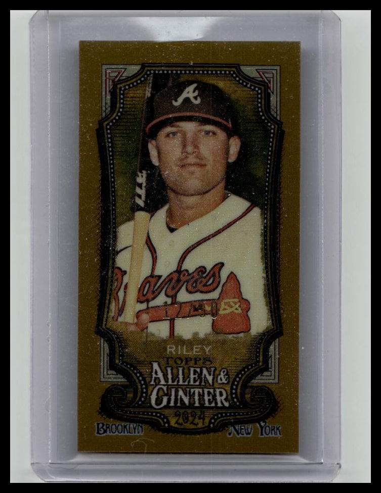 2024 Topps Allen & Ginter Austin Riley Gold Mini /50