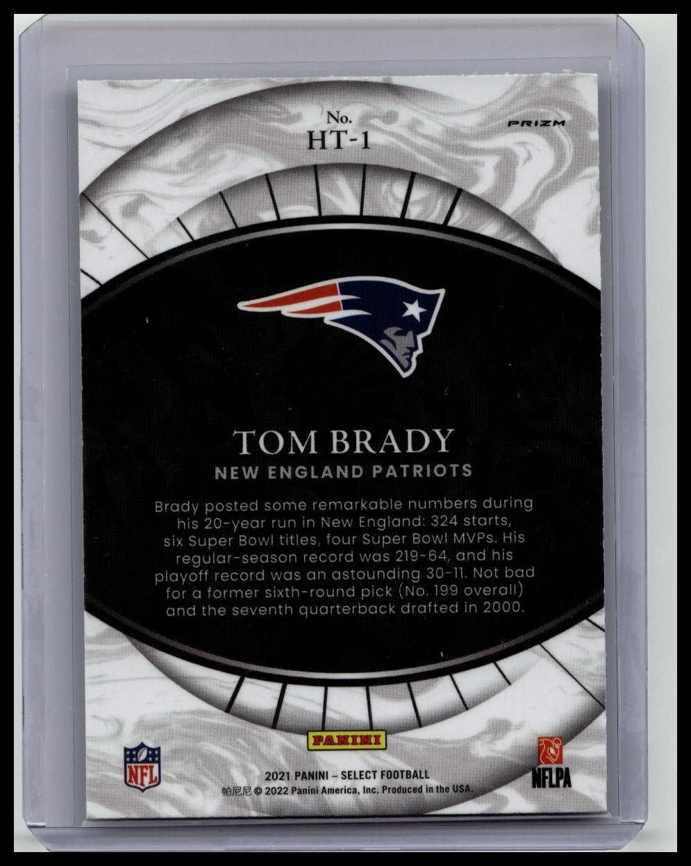 Tom Brady - 2021 Panini Select - Hidden Talents #HT-1 Silver Prizm