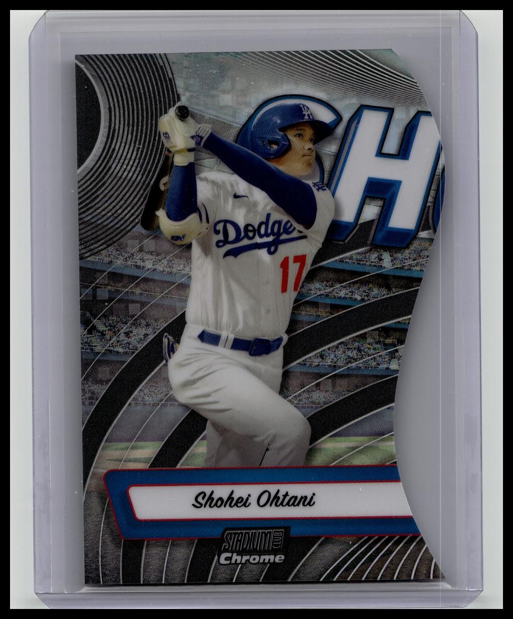 2024 Topps Stadium Club Chrome Shohei Ohtani Triumvirates Nickname SHOTIME TVN-3