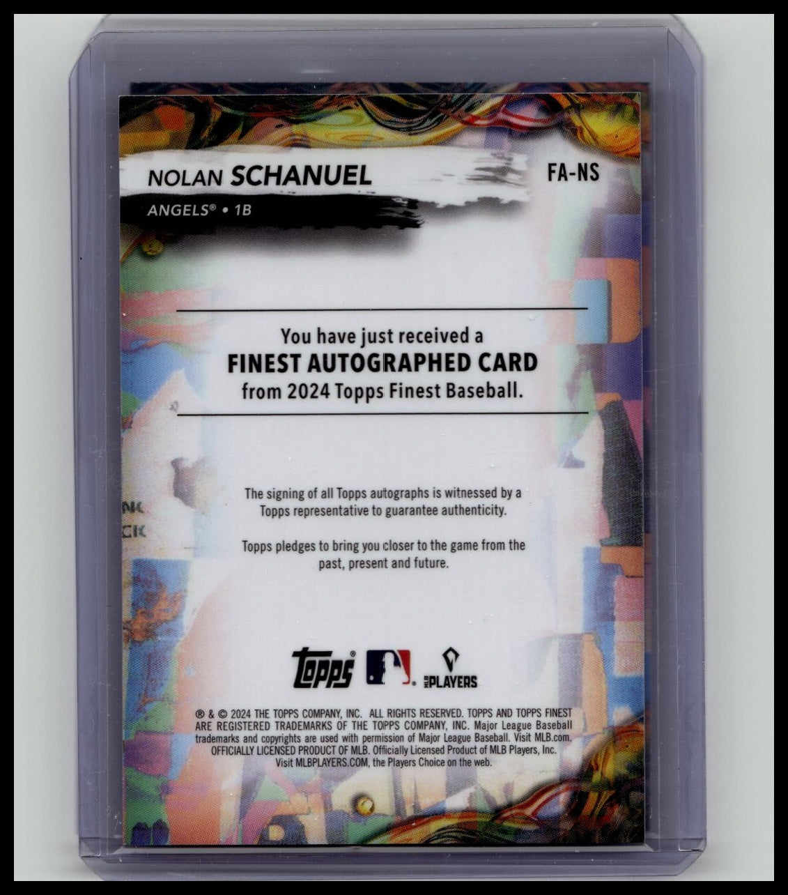 2024 Topps Finest Jonny Deluca Auto Purple Refractor RC #/125