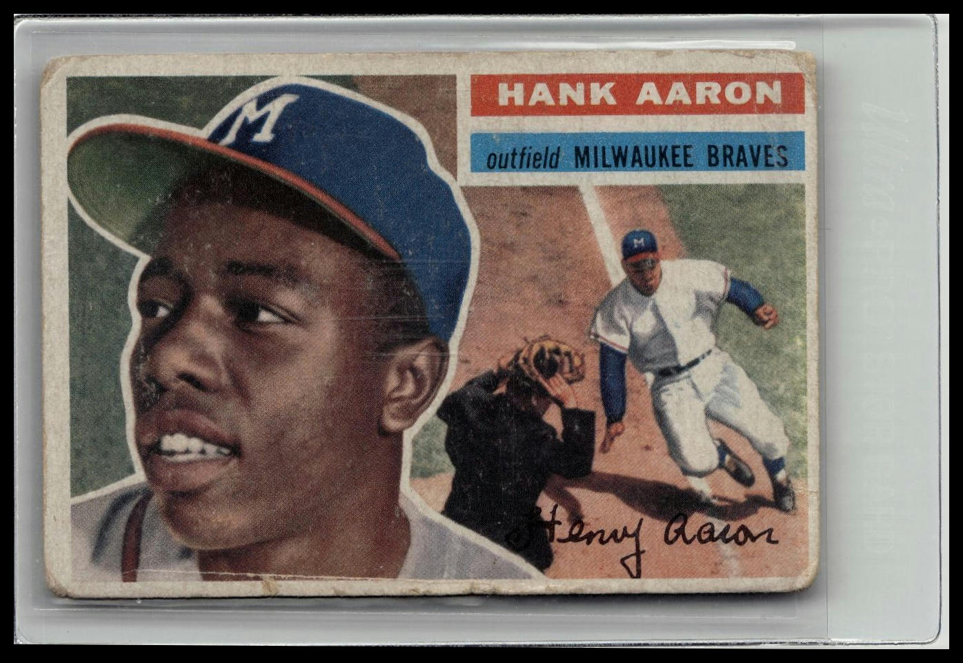 1956 Topps Hank Aaron #31