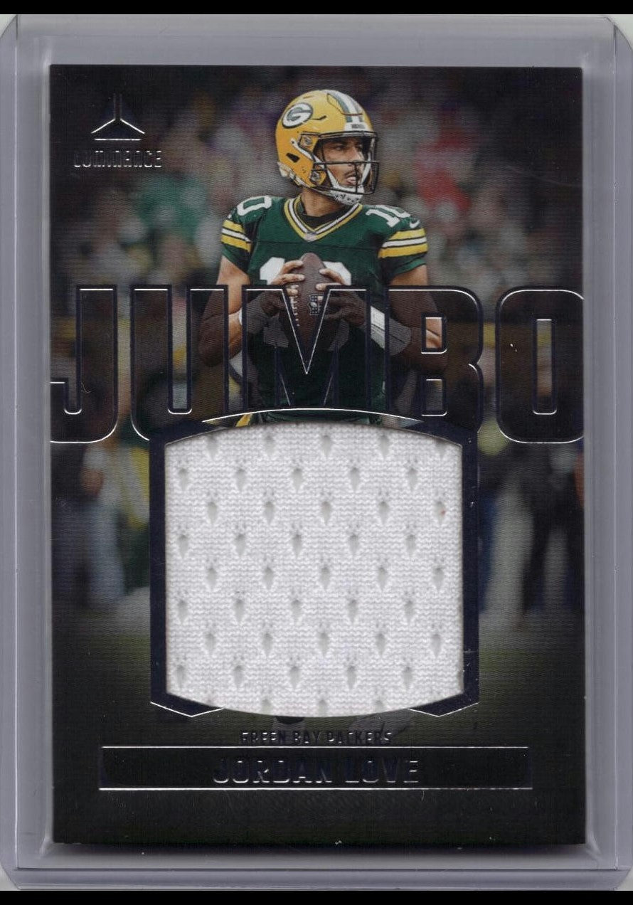 2024 Luminance Jordan Love Jumbo Jersey Relic