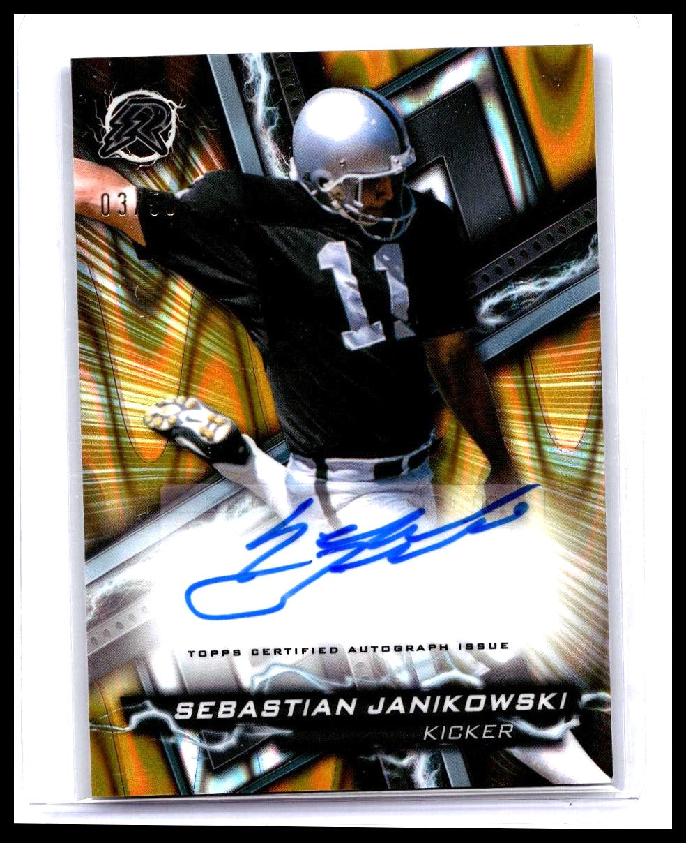 Sebastian Janikowski 2024 Topps Composite Gold Auto /50