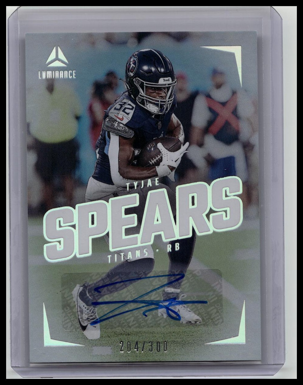 2024 Panini Luminance Auto #73 TYJAE SPEARS /300 Tennessee Titans