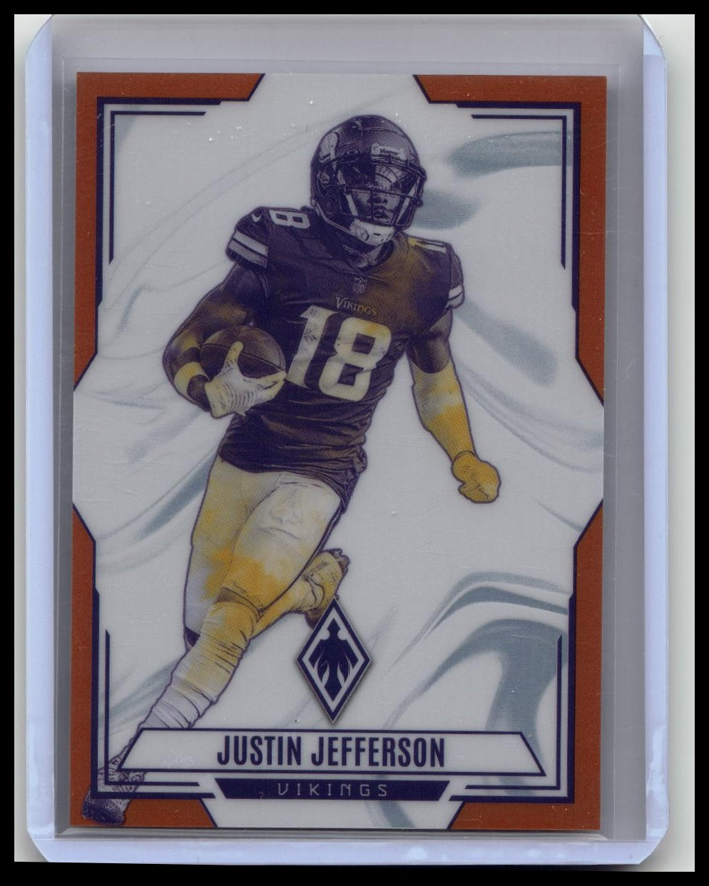 2023 Panini Phoenix - Contours Orange #CON-1 Justin Jefferson /99