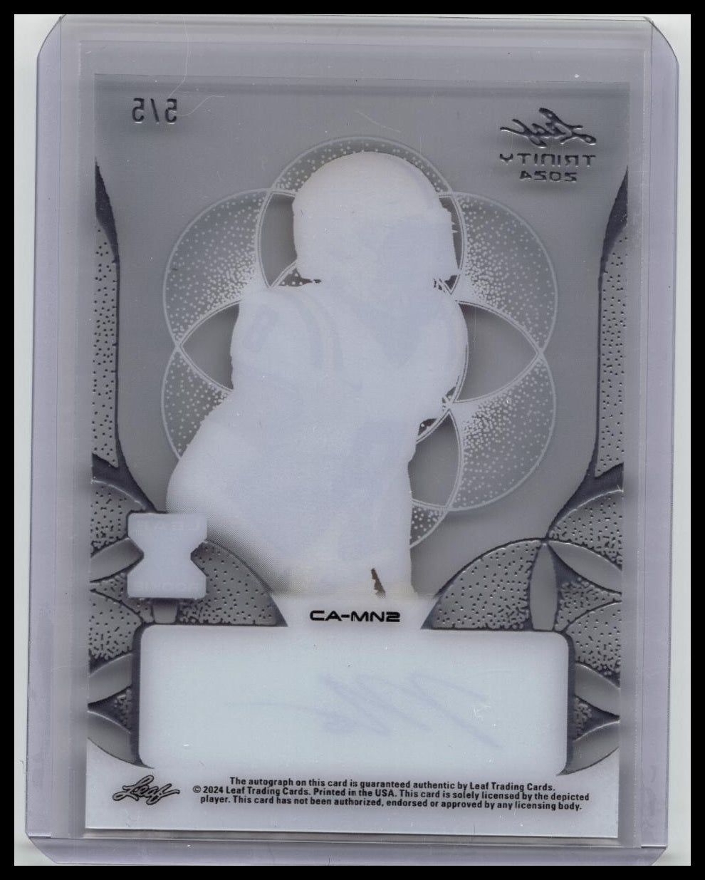 2024 Leaf Trinity MALIK NABERS Clear Rookie Auto #’d 5/5 SSP