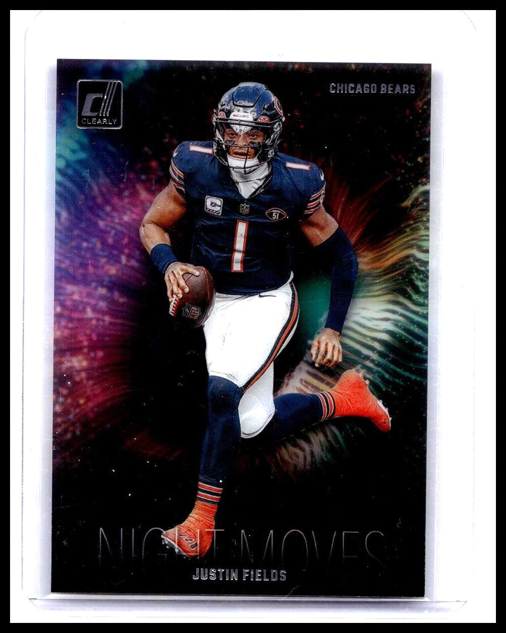 2023 Clearly Donruss Night Moves SP Justin Fields