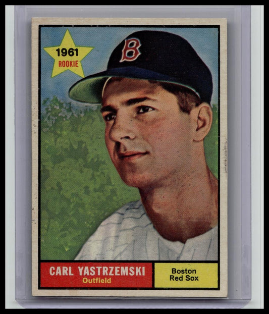 1961 Topps Carl Yastrzemski #287 Red Sox