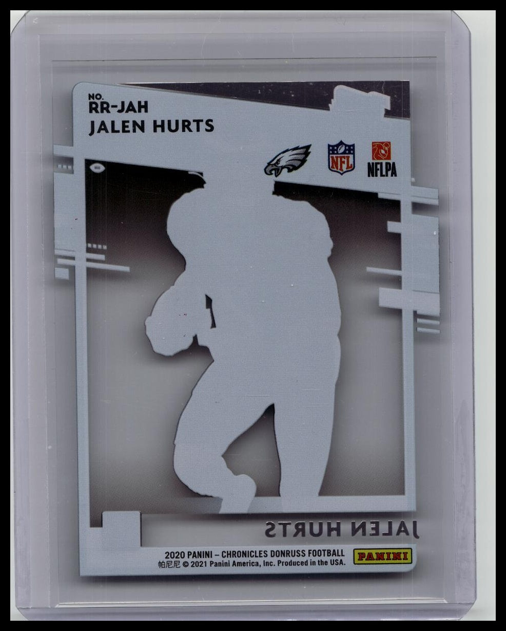 2020 Panini Chronicles - Clearly Donruss Rated Rookie Jalen Hurts SUPERBOWL (RC)