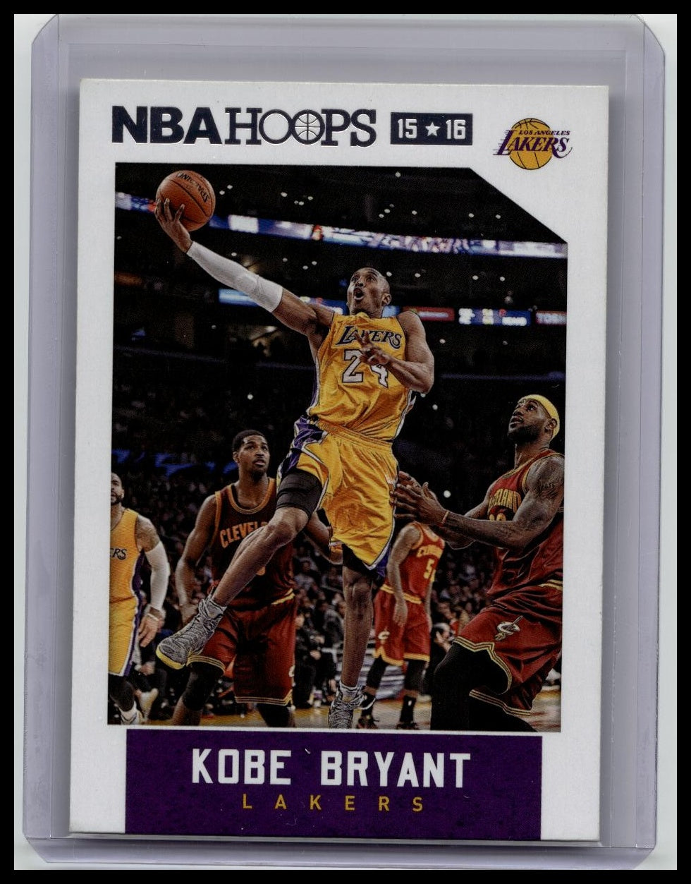 2015-16 Panini Hoops Kobe Bryant Los Angeles Lakers Card 172
