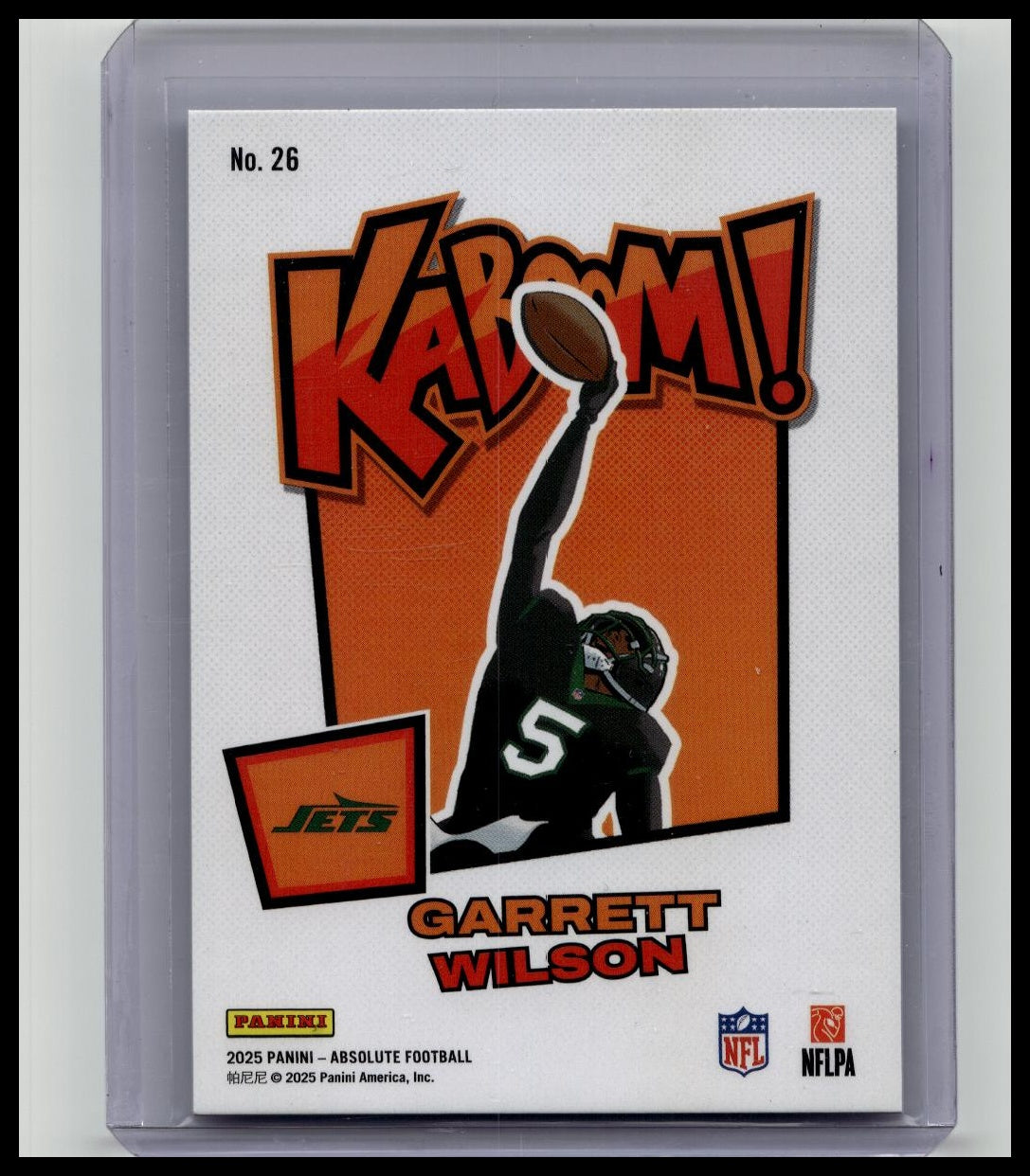 2025 Panini Absolute - Kaboom! Horizontal Garrett Wilson #26 New York Jets🔥🔥