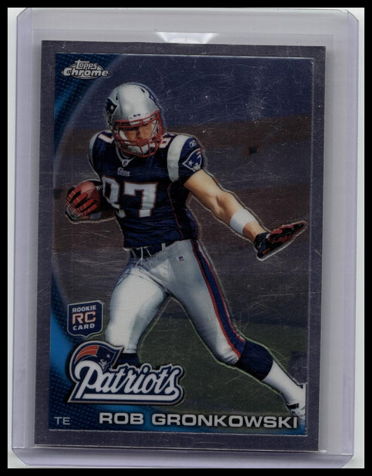 2010 Topps Chrome -Mint Rob Gronkowski #C112 Ball in Right Arm (RC)