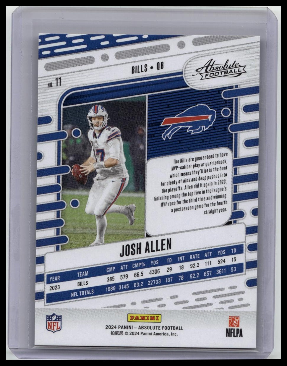 2024 Absolute Josh Allen Orange Mosaic /299 #11